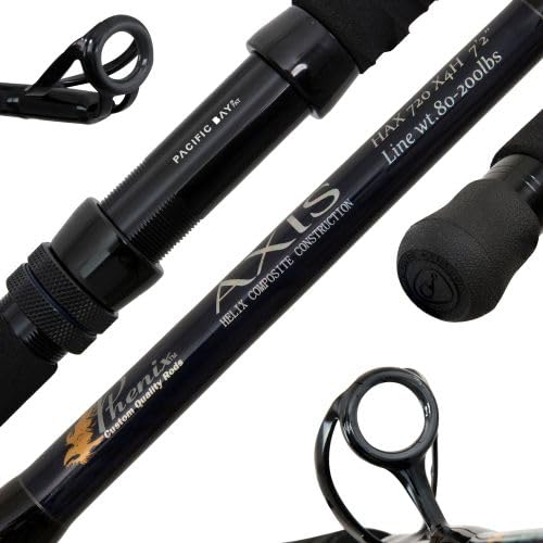 Phenix Rods AXIS Casting / 7'2" / 1 PC / 60-130 LB LINE Rating/Moderate/Fast Taper Action/Fuji BHBNG Guides/PAC Bay Reel SEAT/HYPALON Handle