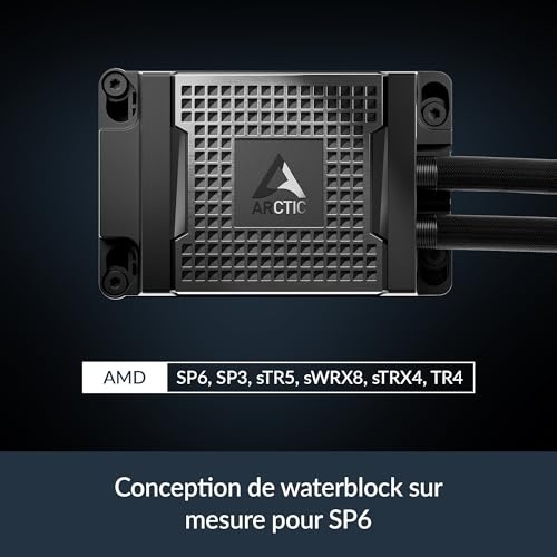 Solution surchauffe AMD sTR5 avec ARCTIC Liquid Freezer WS360-SP6 refroidissement liquide fixe