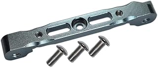 Aluminium Rear Arm Bulk for Front Upper Arms for 1:8 Arrma KRATON 6S / Outcast 6S / Notorious 6S / Typhon 6S / Talion 6S / KRATON 6S V5 / Notorious 6S V5 / 1:10 SENTON 6S - 1Pc Set Gray Silver