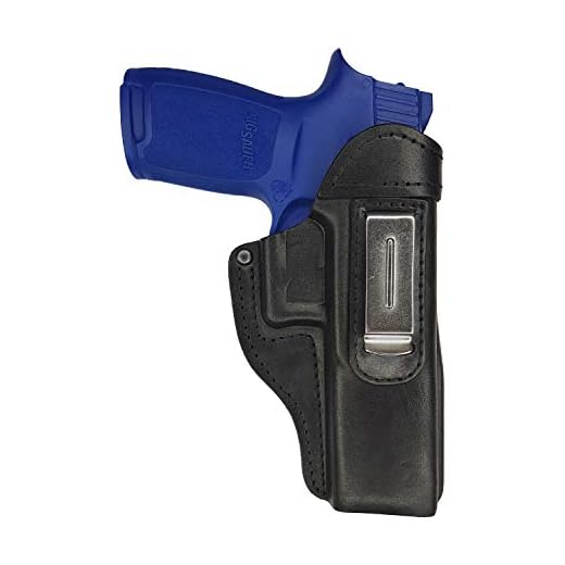 VlaMiTex IWB 7 Läder Hölster för Sig Sauer P250/P320 Full Size
