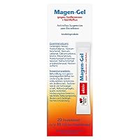 Doppelherz Magen-Gel – Medizinprodukt bei Sodbrennen, Säurereflux + säurebedingten Magenbeschwerden – 20 Portionsbeutel (Packung mit 2) – Ansicht 7