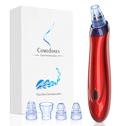 Preisvergleich Produktbild 5 in 1 Mitesserentferner, Elektrischer Mitesser Sauger Porenreiniger,Vakuumsauger Mitesser und Akne, Mitesser Entferner Set mit 5 austauschbaren Aufsätzen,Blackhead Remover mit 3 Stufen einstellbar