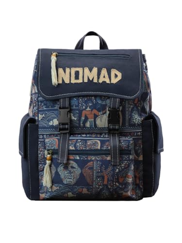 Image of The Souled Store Nomad: Odyssey Backpacks | 21L Durable Canvas Laptop Bag for Men & Women | 15.5 Inch Padded Tech Sleeve & Breathable Air Mesh Back - Earthy Brown & Khaki