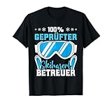 Winter Sport 100 % Geprüfter Skihaserl Betreuer Skihase T-Shirt