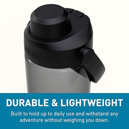 Image of CamelBak Thrive Chug Water Bottle, High Flow Lid Design for Quick Everyday Hydration and Active Use, 20oz, Charcoal
