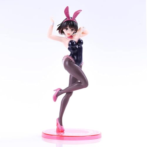 Exquisite Action Figures Kato Megumi Bunny Ver. Busty Short Hair Hot Girl Adult Toys Pvc Anime/Game Character Model/Statue /19Cm #TOP2