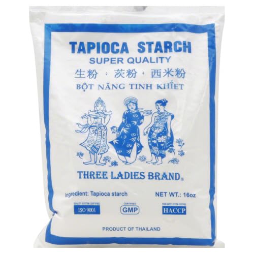 Three Ladies Tapioca Starch 16 oz (Pack of 12)