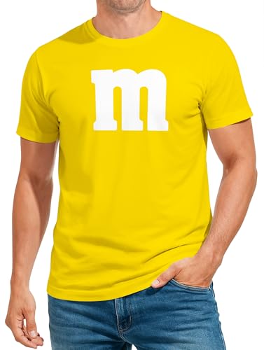 T-shirt homme MoonWorks jaune taille L tenue de fête et carnaval