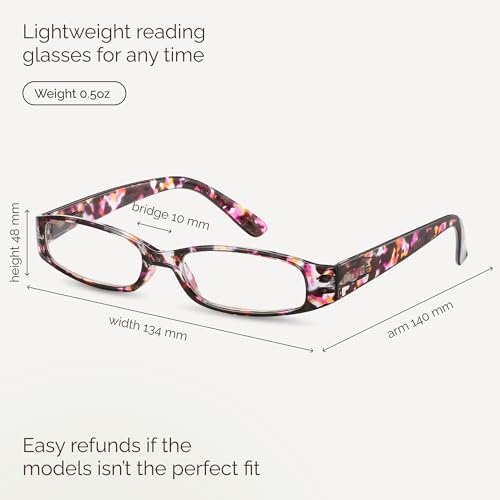 Image of Gaoye 4-Pack Readers for Women, Blue Light Blocking Reading Glasses, Stylish Reading Glasses for Women in 4 Patterns