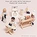 Le Toy Van - Wooden Daisylane Laundry Room Accessories Play Set for Dolls Houses | Girls or Boys Furniture Sets - Suitable for Ages 3+