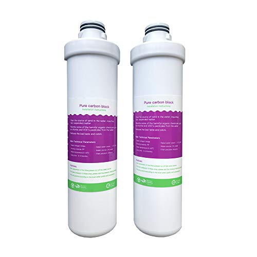 Fisapac Filtres à Charbon Lot de 2  Filtration 5 microns | Garantissent la pureté de lEau dAlimentation