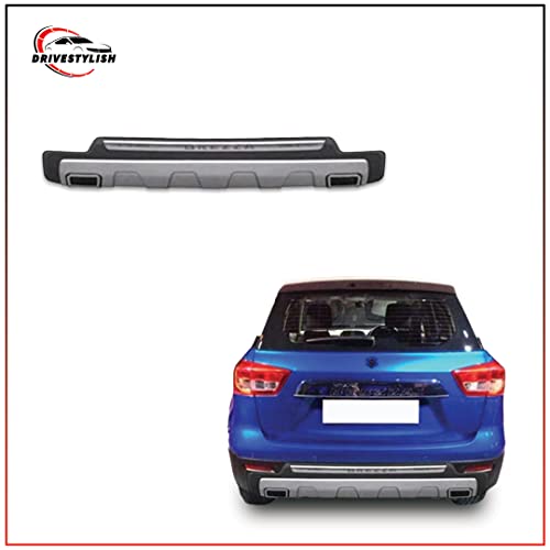 Image of Acrylonitrile Butadiene Styrene (ABS) Front & Rear Bumper Protector Guard for Maruti Suzuki Brezza