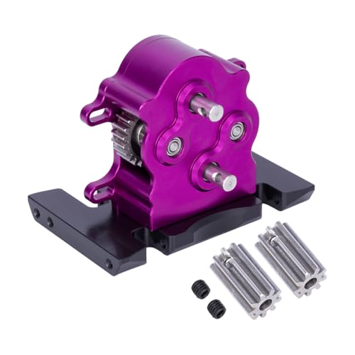 Dual Transmission Dig Overdrive Gearbox with Delrin Skid for 1/10 RC