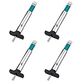 Shappy 4 Pack Color Tyre Tread Depth Gauge Depth Measuring
