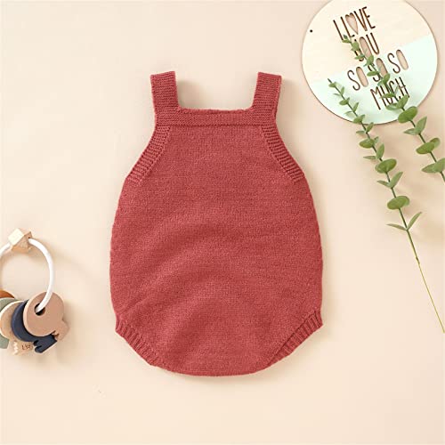 Baby Pullover Sweater Newborn Infant Knit Romper Cotton Sleeveless Boy Girl Solid Warm Cotton Fall Winter Bodysuit3