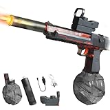Tcxomino Super Electric Water Gun for Adults Kids with Muzzle Flash & Recoil Effect, Powerful 425CC High Capacity Automatic Squirt Guns Up to 32 FT Range for Swimming Pool Party Beach Outdoor Activity