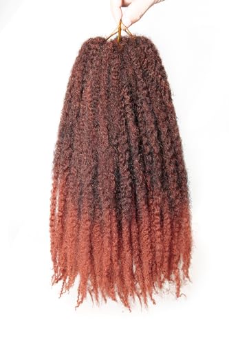 8 Packs Marley Twist Braiding Hair 18 Inch Cuban Twist Hair 1B/350