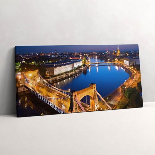 Tableau photo sur toile de Wrocław pour créer une ambiance cosy et moderne dans votre bureau