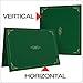 Oxford Certificate Holders, Diploma Covers for Letter Size 8.5x11 Certificates, Cardstock, Green, Letter Size, 25 Per Pack (299605)