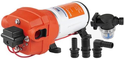 SEAFLO 41 Series Diaphragm Pump with included fittings