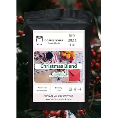 Christmas Blend Coffee Beans by Coffee Notes Cover