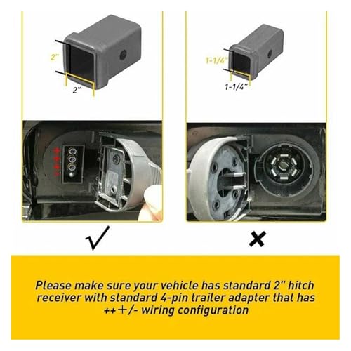 Feu stop LED rouge pour attelage remorque 2 pouces SUV camionnette