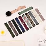 Bandes de montres intelligentes Gloryfit, 22mm Bandes de surveillance pour GloryFit T80 T70 T60 T50 P99 P98 Smartwatch, Bracelet de rechange de bracelets en nylon élastique extensible pour Gloryfit