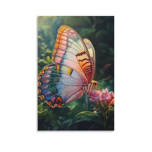 Pinturas murales de mariposa para renovar la decoracion del dormitorio principal