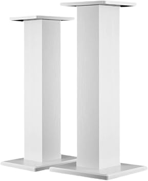 BTZHY Speaker Stands,Wood Bookshelf with Cable Management Surround Sound Heavy Duty Hollowed Stands for Optional Sand Filling Tuning
