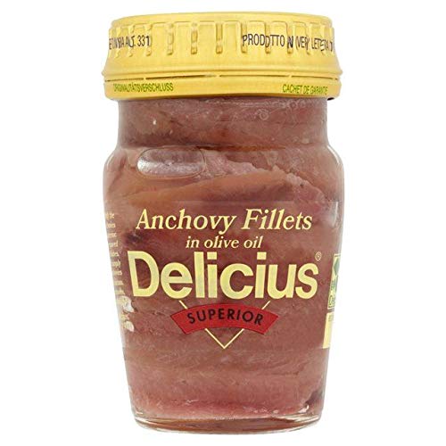 Delicius Anchovy Fillets in Olive Oil 80g Cover