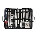 SDVantage 23PCS BBQ Grill Accessories for Outdoor Grill Set Stainless Steel Camping BBQ Tools Grilling Tools Set, Grill Utensils Set Ideal Grilling Gifts for Men Dad Women