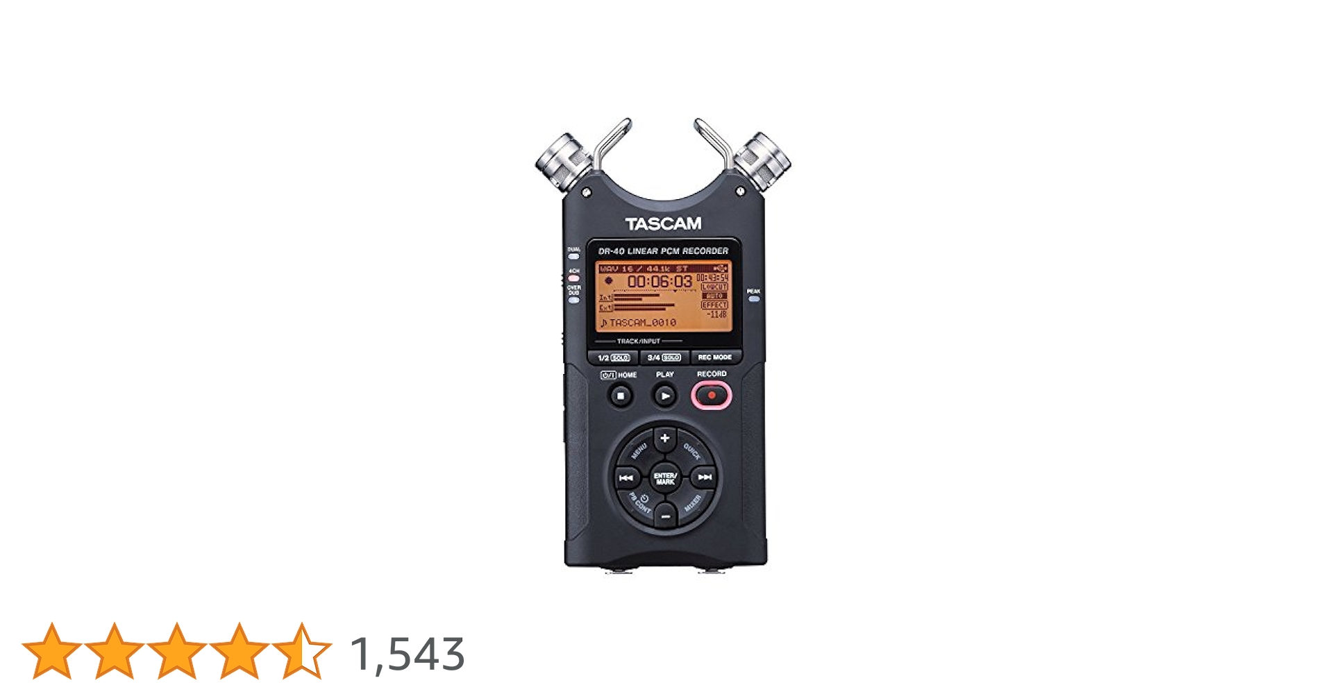 Amazon | TASCAM 24bit/96kHz対応リニアPCMレコーダー DR