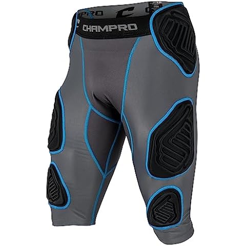 CHAMPRO Mens Bull Rush 7-Pad Girdle Cover