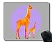 Produktbild Rechteckige Mausunterlage, Giraffe Gummi Mousepad Genähte Ränder