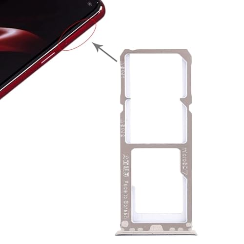 For for OPPO A3 2 x SIM Card Tray + Micro SD Card Tray