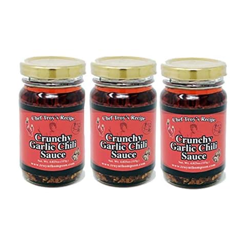Mishima Crunchy Garlic Chili Sauce | Japanese Style Condiment Taberu Rayu | 4 Oz 115g | Pack of 3 Cover