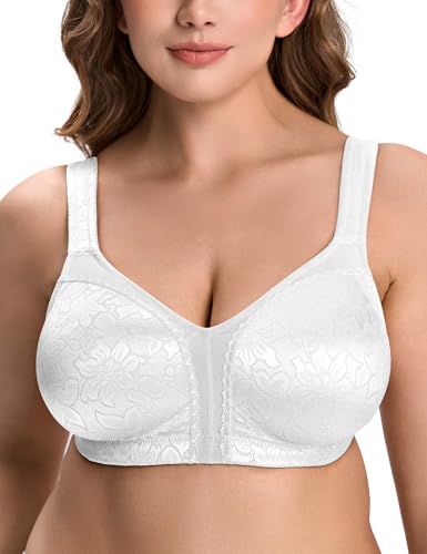 Wingslove Women’s Minimizer Bra Wireless Full Coverage Non-Padded