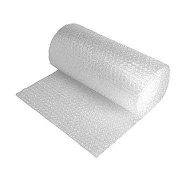 Bubble Wrap Air Cushion Packaging Material,50 GSM Thickness, 1 Meter Wide, Transparent (5 Meter)