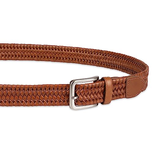 Tommy Bahama Men's Stretch Leather Braid Belt3