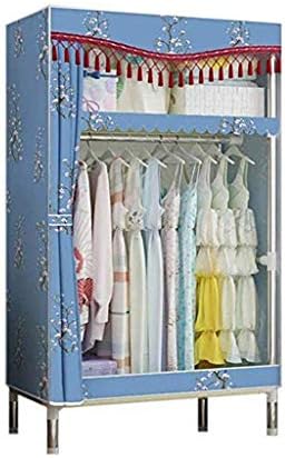 WSZJJ Simple Household Items, Independent Clothing Storage Cabinet, Portable Closet Storage with Breathable Cloth Cover, Easy to Assemble and Move (Color : B)
