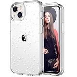 ICEDIO Phone Case for iPhone 14,Hybrid iPhone 14 Case with Non-Slip TPU Bumpers,Acrylic Back Phone C