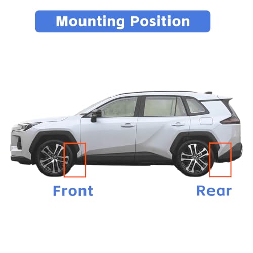 Image of Mud Flaps for 2026 2027 Toyota RAV4 Mudflaps Mud Splash Guards, No-Drill Installation, Protects Against Rocks and Debris, Set of 4PCS MudGuards Exterior Accessories (Not for Woodland Version)