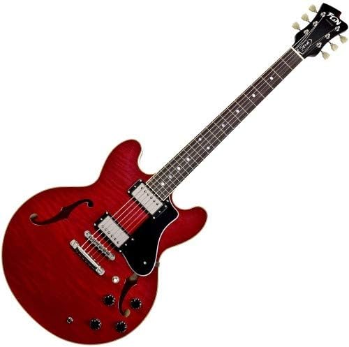 FGN Fgmsahpch Masterfield Flamed Guitar Cherry Red