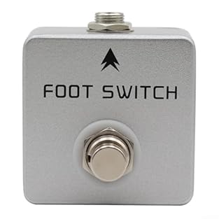[FULL METAL CONSTRUCTION] Built to last, this foot switch features a sturdy full metal design that ensures durability and reliability during performances. [LATCHING FOOTSWITCH FUNCTIONALITY] Easily switch between channels or effects with the latching...