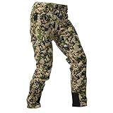 BASSDASH Walker-Lw Men’s Waterproof Breathable Hunting Pants with Silent Outer Fabric for Fishing Turkey Upland