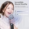 DURNYDT Microphone Wireless UHF Dual Channel Wireless Microphone System with Rechargeable Receiver Professional Handheld Microphones for Singing Dynamic Cardioid Mic for Church, Party, Stage, Speech #1