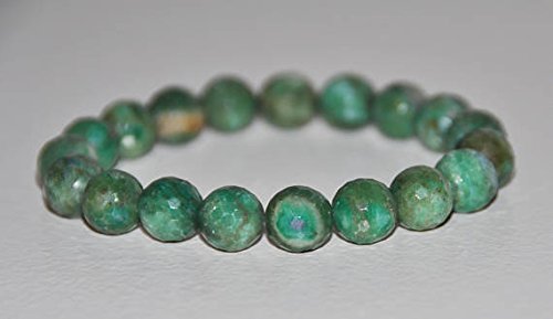 AAA++ Rare Quality Mens Ruby in Fuchsite Stretch Bracelet, Unisex Jewelry, Green Gemstone, Heart Chakra, Healing Gift, Wisdom in Love, Meditation, Intuition 11mm Code- WAR2073 - Image 2