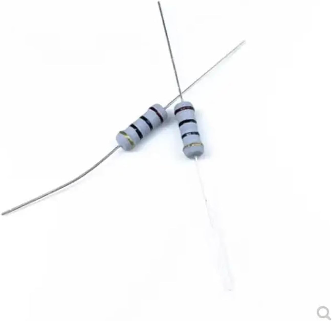 20PCS 2W Carbon Oxide Metal Film Resistor 1R/2.2R/4.7R/5.1R/6.2R/6.8R/7.5R/8.2R/10R/12R/15R/18R/20R/22R/24R/27R/Ohm 5% (Color : 4R7)