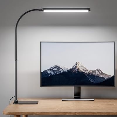 Ultimate Eye-Caring LED Desk Lamp with Flexible Gooseneck