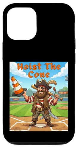 Hoist The Cone �ʔ����싅�z�C�X�g The Cone Pirate Meme �X�}�z�P�[�X iPhone 12/12 Pro �p